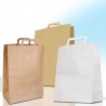 Paper Carrier Bags with Flat Handles