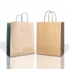 Two Colour Paper Bags with Twisted Handles